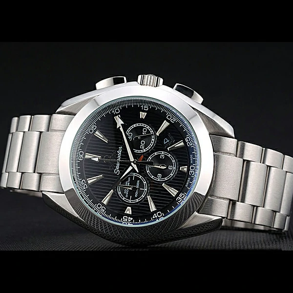Omega Seamaster Aqua Terra Chronograph Blue Dial Stainless Steel Bracelet new60417