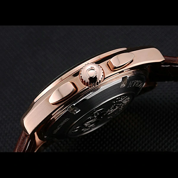 Omega Seamaster Aqua Terra Chronograph Teak Black Dial Brown Leather Bracelet new60420