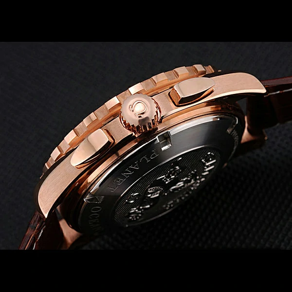 Omega Seamaster Aqua Terra Chrono GMT Ivory Dial Brown Leather Bracelet new60423