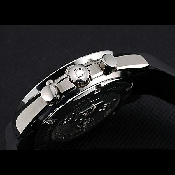 Omega Speedmaster Racing Chronograph Grey Dial Rubber Bracelet new60429