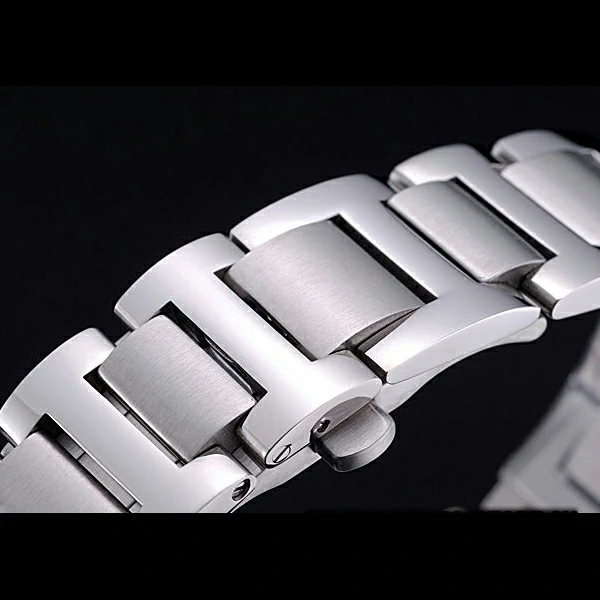 Cartier Ballon Bleu de Cartier White Diamond Dial Stainless Steel Bracelet new60443