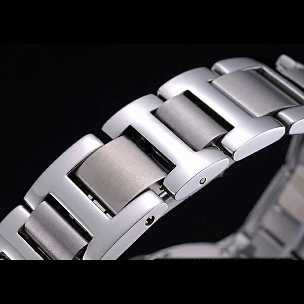 Cartier Ballon Bleu de Cartier White Dial Roman Numerals Stainless Steel Bracelet new60444