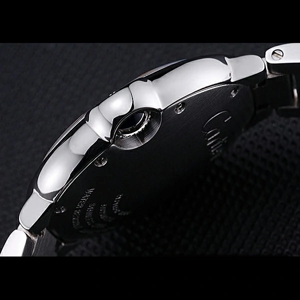 Cartier Ballon Bleu de Cartier White Dial Roman Numerals Stainless Steel Bracelet new60444