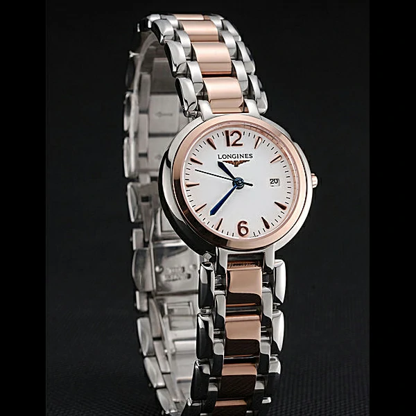 Longines PrimaLuna Stainless Steel And Gold Case new60473