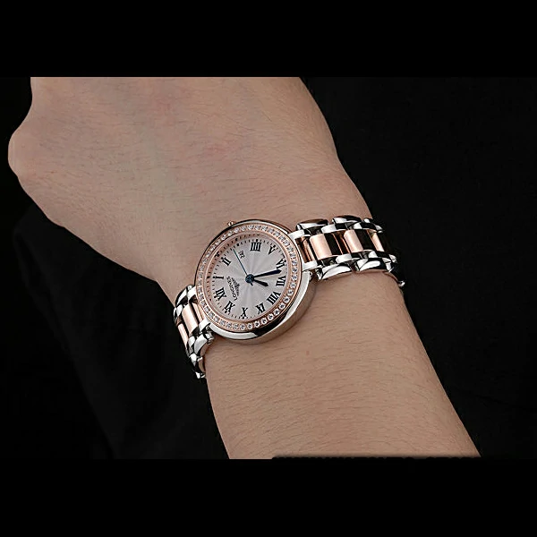 Longines PrimaLuna Stainless Steel And Gold Diamond Case new60474
