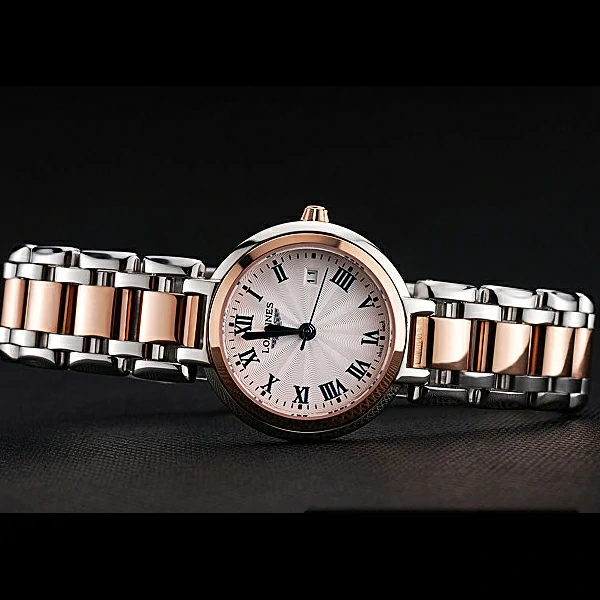 Longines PrimaLuna Stainless Steel And Gold Case Roman Numerals new60475