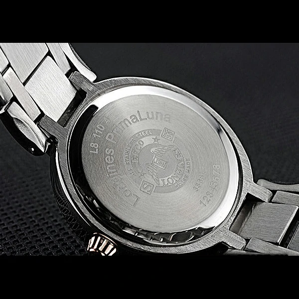 Longines PrimaLuna Stainless Steel And Gold Case Roman Numerals new60475