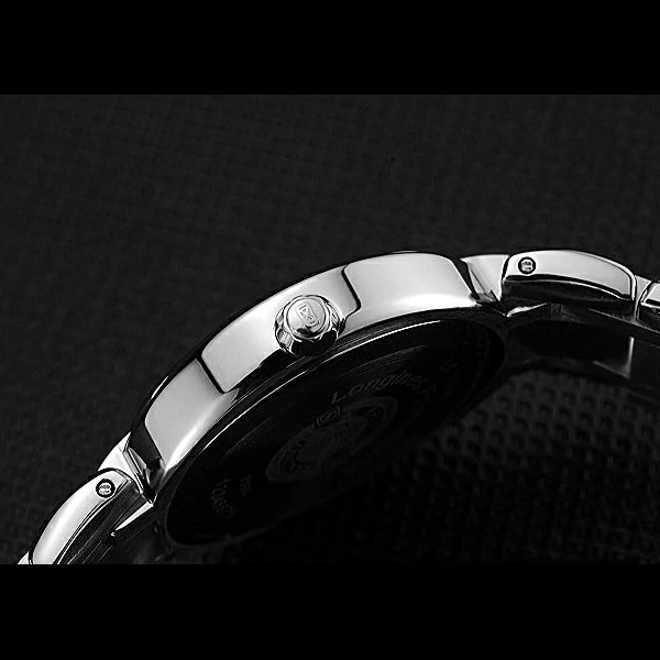 Longines PrimaLuna Stainless Steel Case Roman Numerals new60476