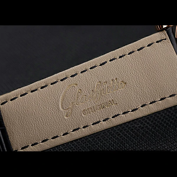 Breguet Duo Tourbillon Gold Case Black Dial Black Leather Bracelet new60511