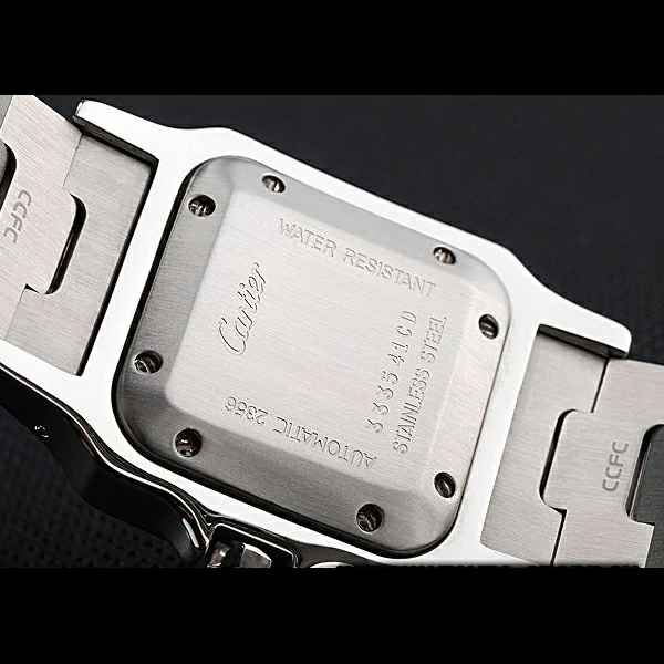 Cartier Santos De Cartier Galbeee Yellow Gold and Steel Case Steel Bracelet Small new60528