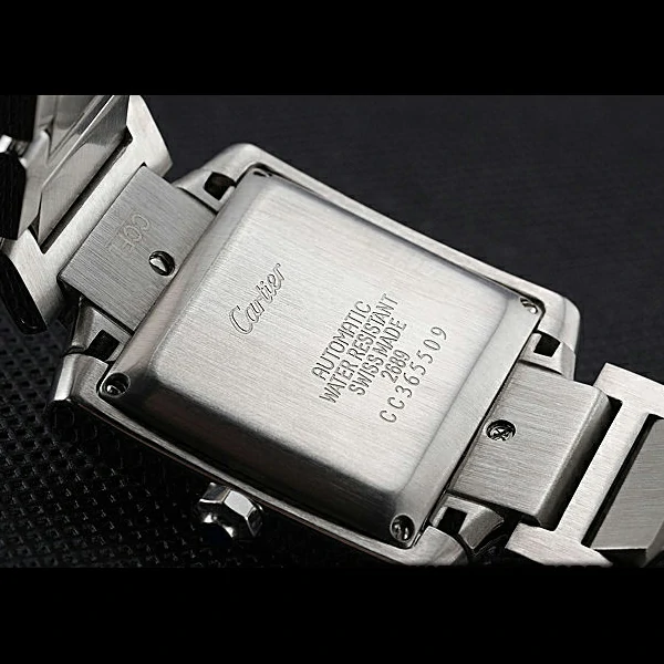 Cartier Tank Francaise Steel Case White Dial Roman Numerals Stainless Steel Bracelet new60533
