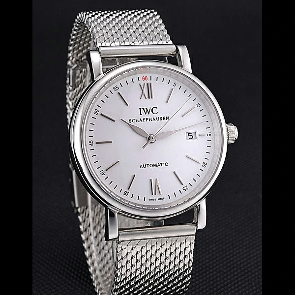 IWC Portofino Stainless Steel Case White Dial Steel Bracelet new60596