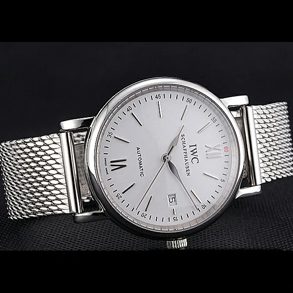 IWC Portofino Stainless Steel Case White Dial Steel Bracelet new60596