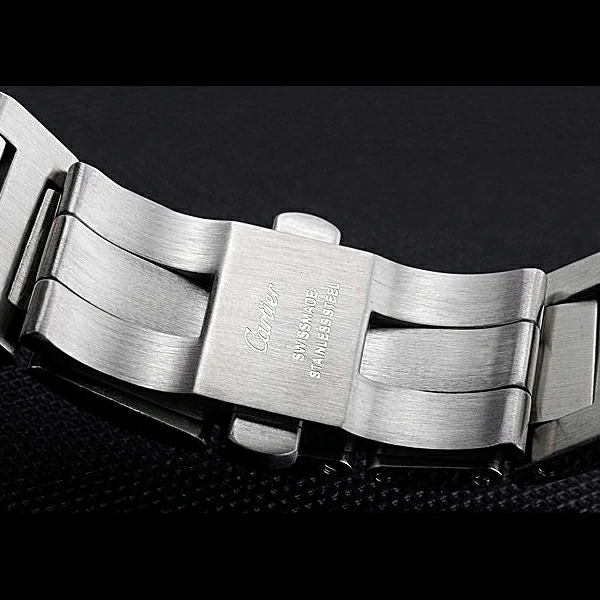 Cartier Ballon Bleu White Dial Stainless Steel Case Steel Bracelet new60597