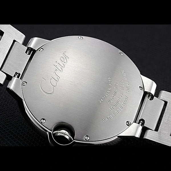 Cartier Ballon Bleu White Dial Stainless Steel Case Steel Bracelet new60597
