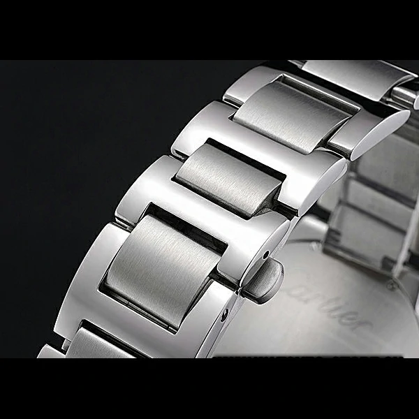Cartier Ballon Bleu White Dial Stainless Steel Case Steel Bracelet new60598