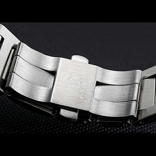 Cartier Ballon Bleu White Dial Stainless Steel Case Steel Bracelet new60598