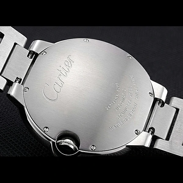 Cartier Ballon Bleu White Dial Stainless Steel Case Steel Bracelet new60598