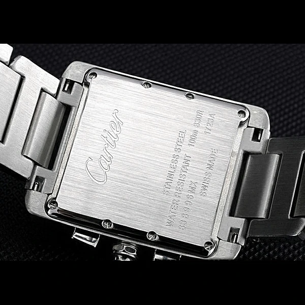 Cartier Tank MC White Dial Stainless Steel Case And Bracelet new60623