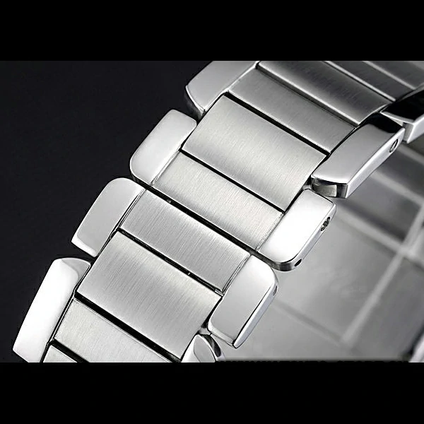 Cartier Tank MC Brown Dial Stainless Steel Case And Bracelet new60625