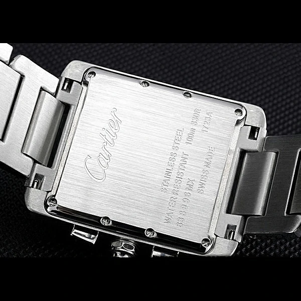 Cartier Tank MC Brown Dial Stainless Steel Case And Bracelet new60625