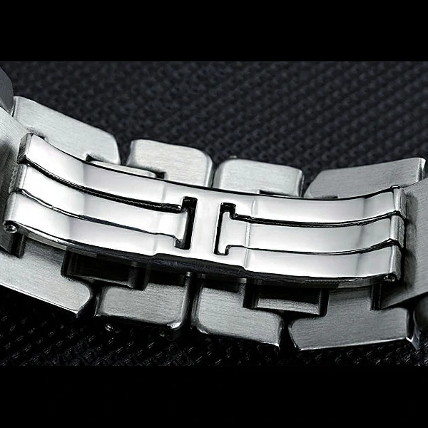 Cartier Tank MC Blue Dial Stainless Steel Case Two Tone Bracelet new60626