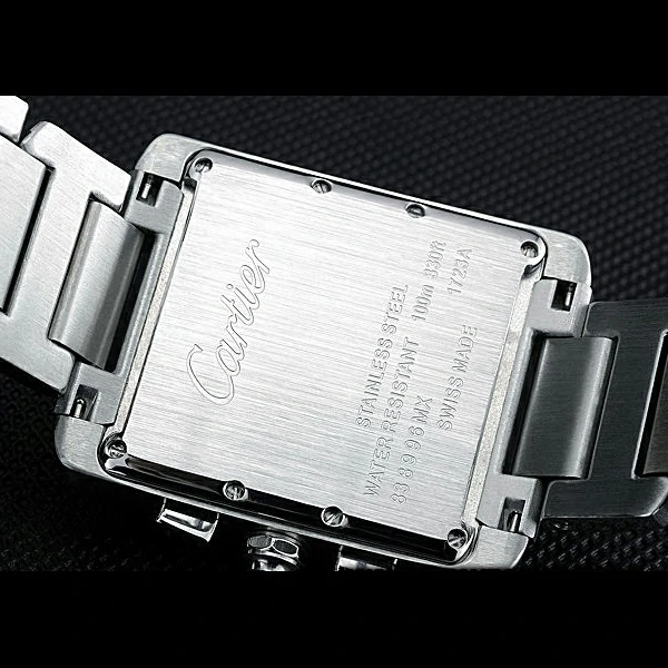 Cartier Tank MC Blue Dial Stainless Steel Case Two Tone Bracelet new60626
