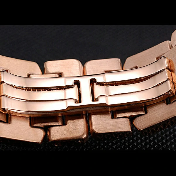 Cartier Tank MC Black Dial Rose Gold Case And Bracelet new60629