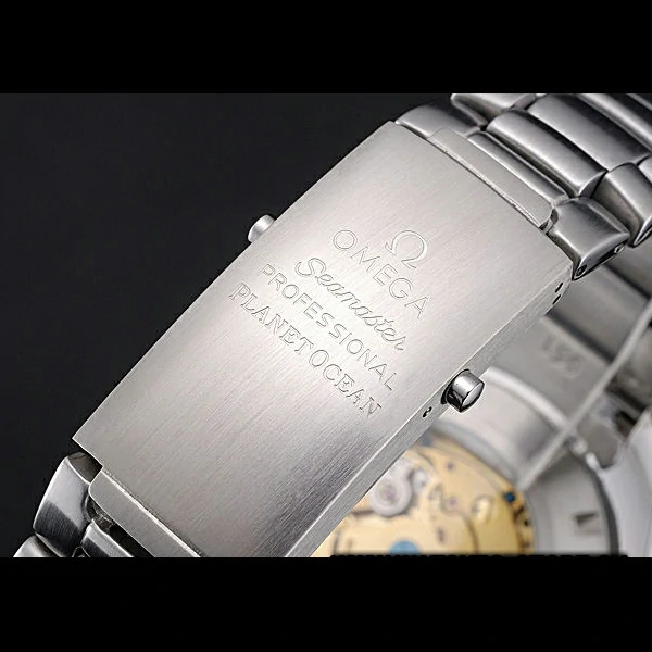 Omega Seamaster GMT White Dial Orange Bezel Stainless Steel Case new60644