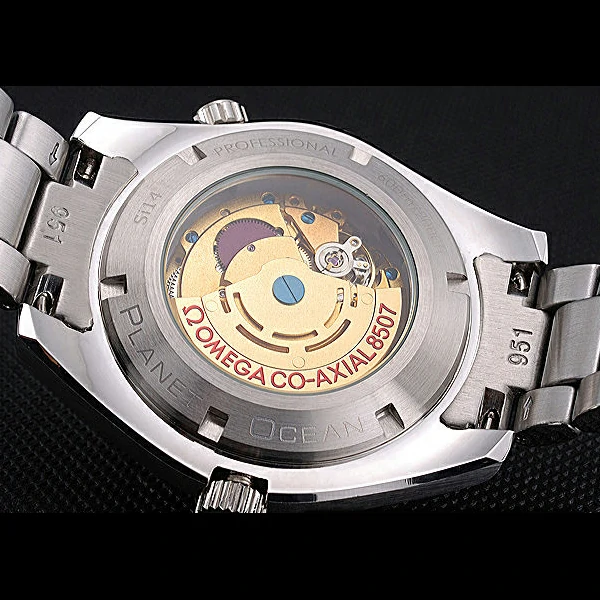 Omega Seamaster GMT White Dial Orange Bezel Stainless Steel Case new60644
