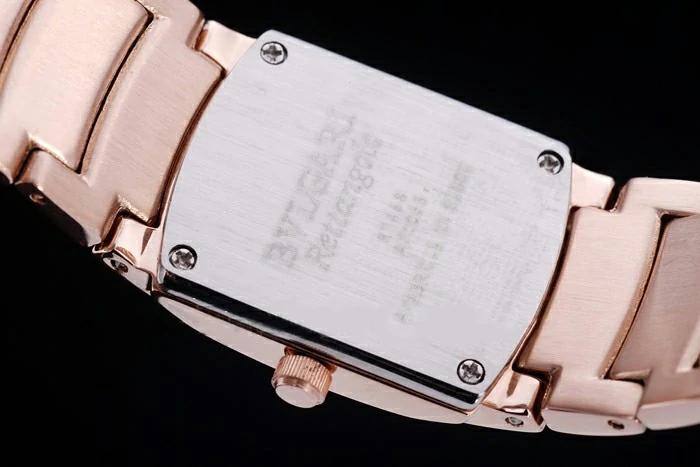 Bvlgari Assioma D 20mm White Dial Diamond Numerals Rose Gold Case Bracelet new72892