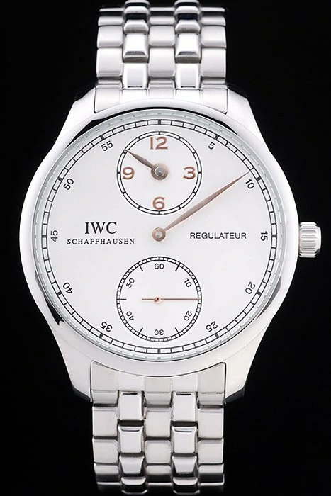 IWC Regulateur White Dial Stainless Steel Bracelet new87732