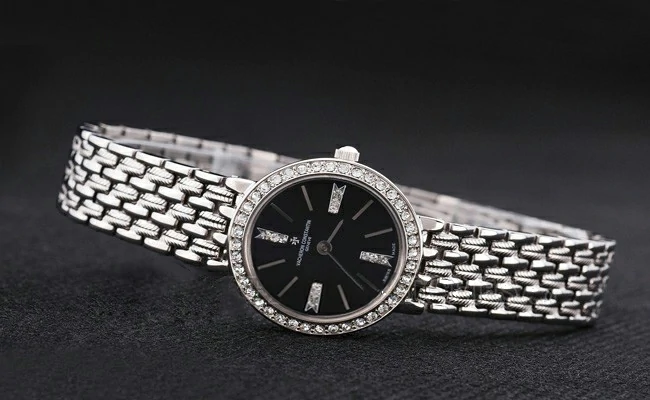 Vacheron Constantin Patrimony Traditionnelle Diamond Black Dial Stainless Steel Bracelet new89232