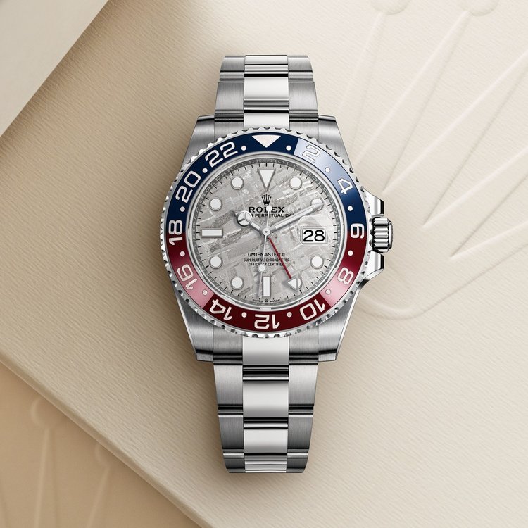 Replica Rolex GMT Pepsi 40MM Meteorite Dial Watch