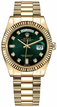Replica Rolex Day Date 40MM Green Dial Watch