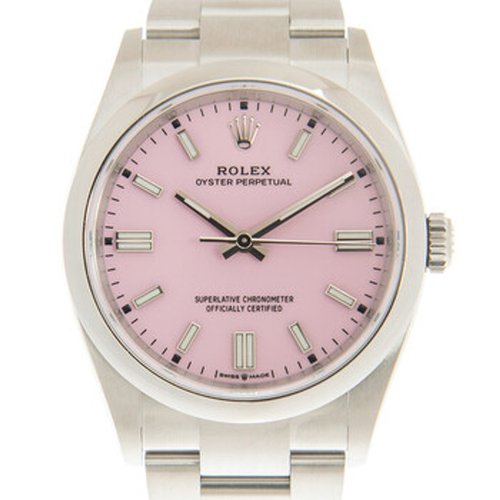 Replica Rolex Oyster Perpetual Pink Dial 36MM Watch