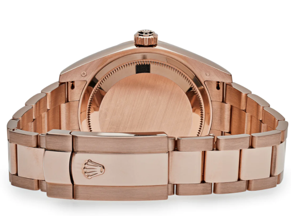 Replica 2024 Rolex Sky-Dweller Rhodium Dial Rose Gold Watch