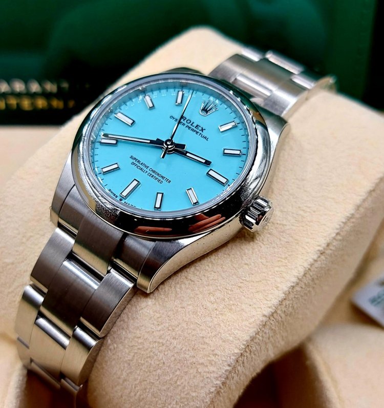 Replica Rolex Tiffany Dial Oyster Perpetual 36MM Watch