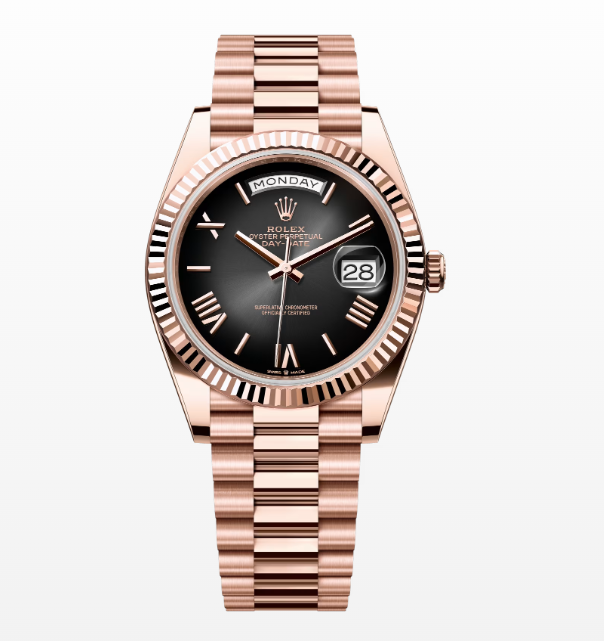 Replica 2024 Rolex Day-Date Rose gold 40MM Watch