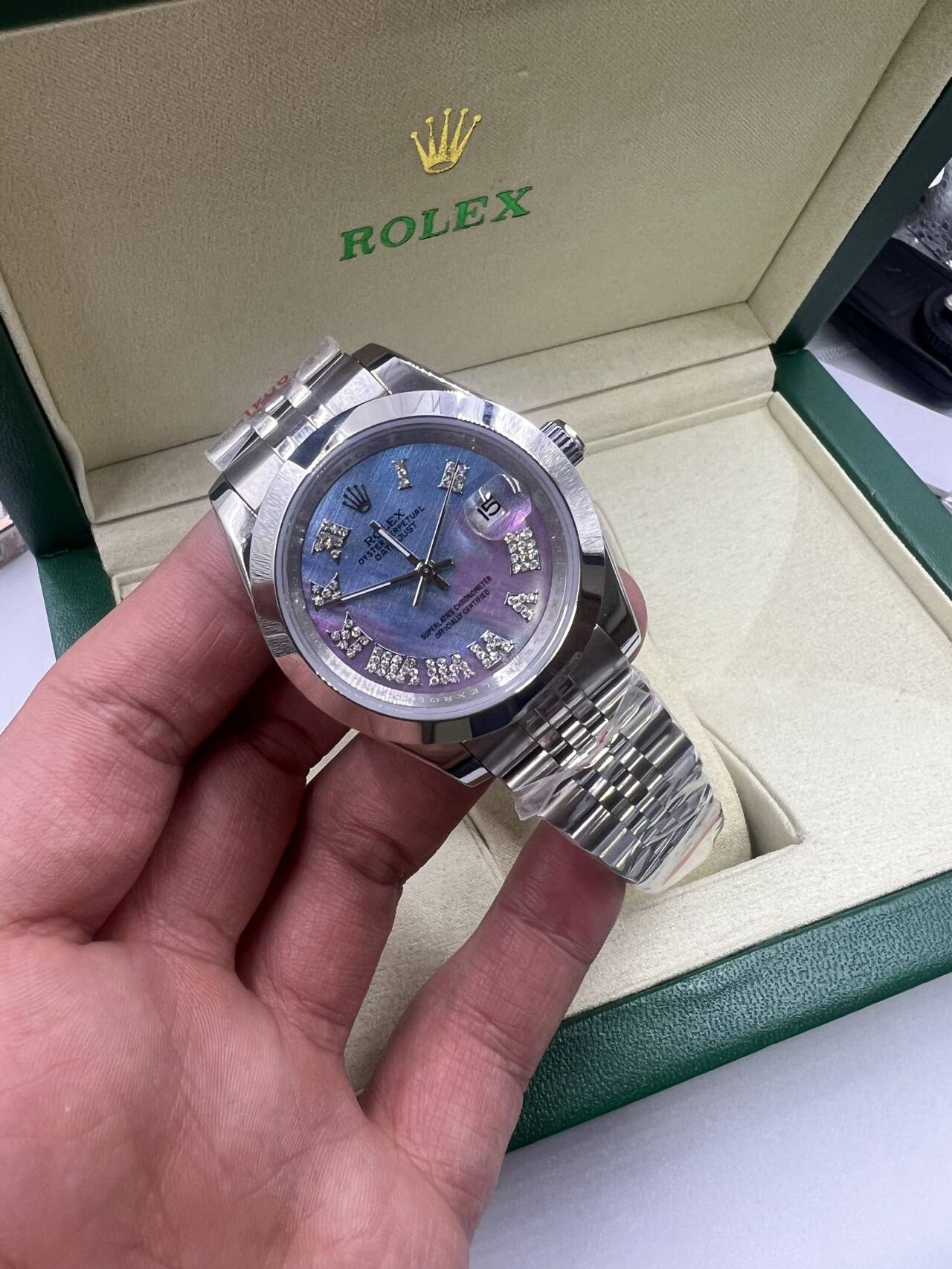 Replica Rolex Datejust MOP Dial 41mm Watch New241109