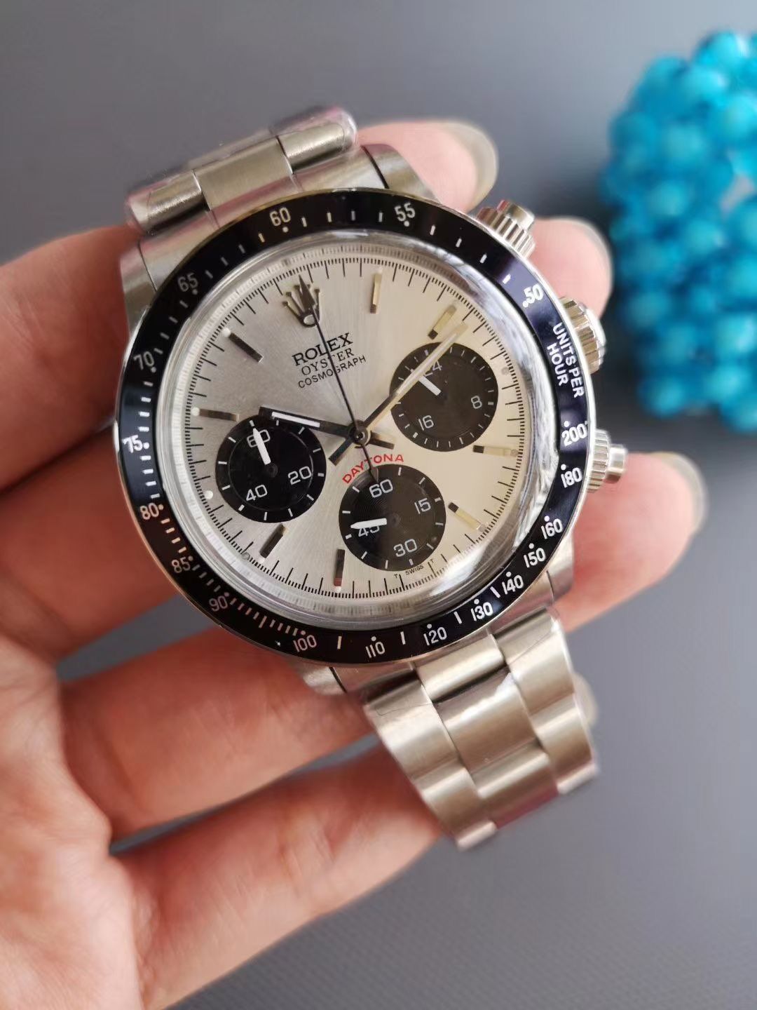 Replica Rolex Daytona Silver Dial Quartz Watch New25001