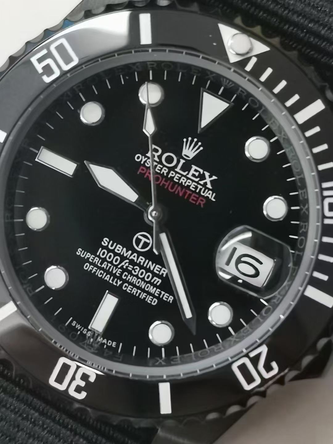 Replica Rolex Submariner Black Dial Automatic Watch New25008