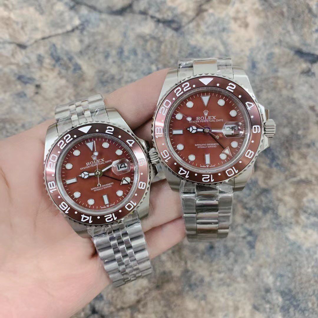 Replica Rolex GMT Master Red Dial Red Bezel Vintage 40MM Watch New25018