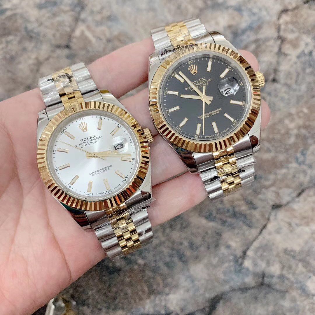 Replica Rolex Datejust Steel Two Tone Yellow Gold 41MM Watch New25019