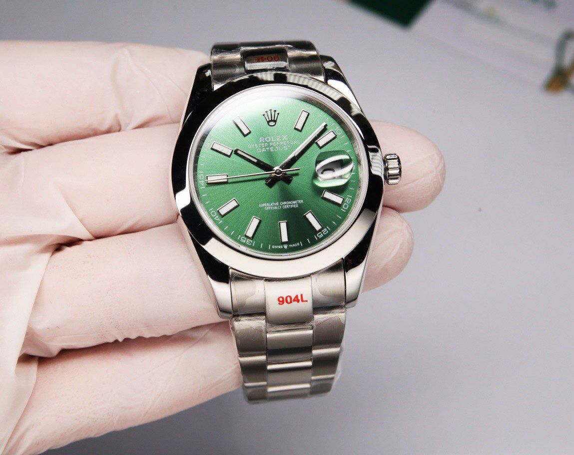 Replica Rolex Datejust Green Dial Automatic Watch New25030