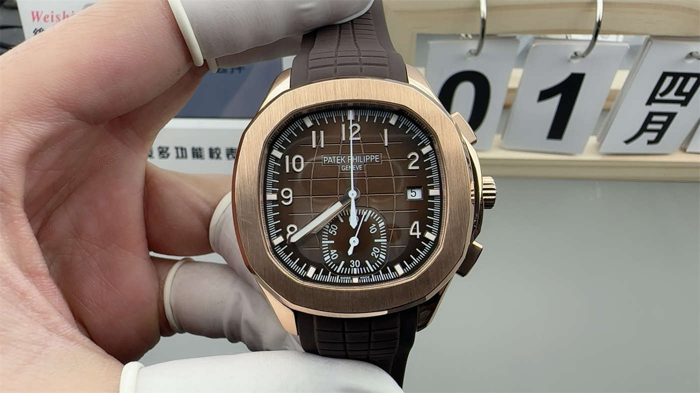 3KF Patek 5968R – Premium Rose Gold Aquanaut Chronograph Replica