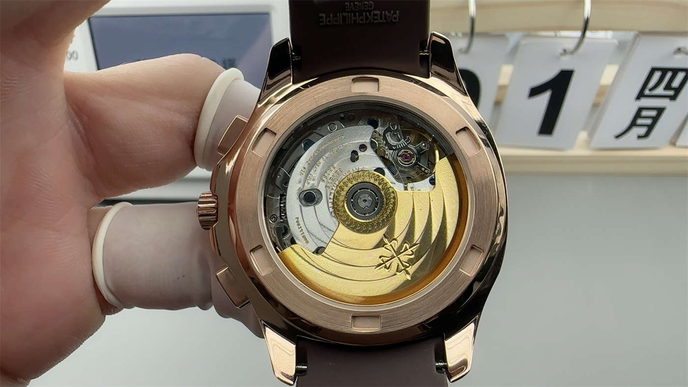 3KF Patek 5968R – Premium Rose Gold Aquanaut Chronograph Replica