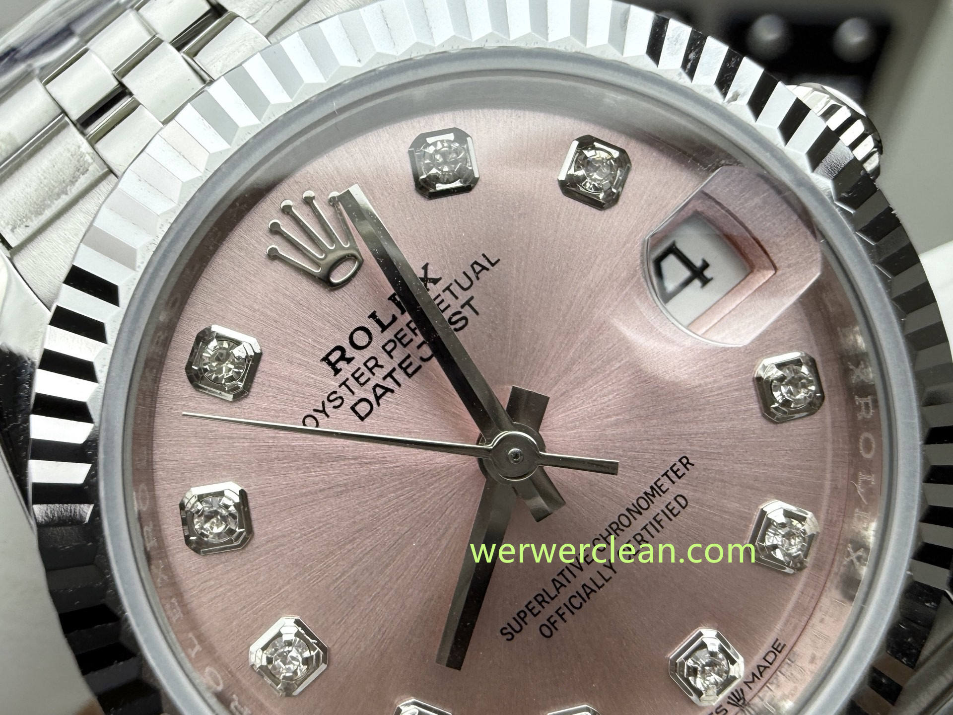 A+ Factory Rolex Datejust 31 m278274-0032 Pink Diamond Dial 31mm Fluted Bezel Automatic Ladies Watch