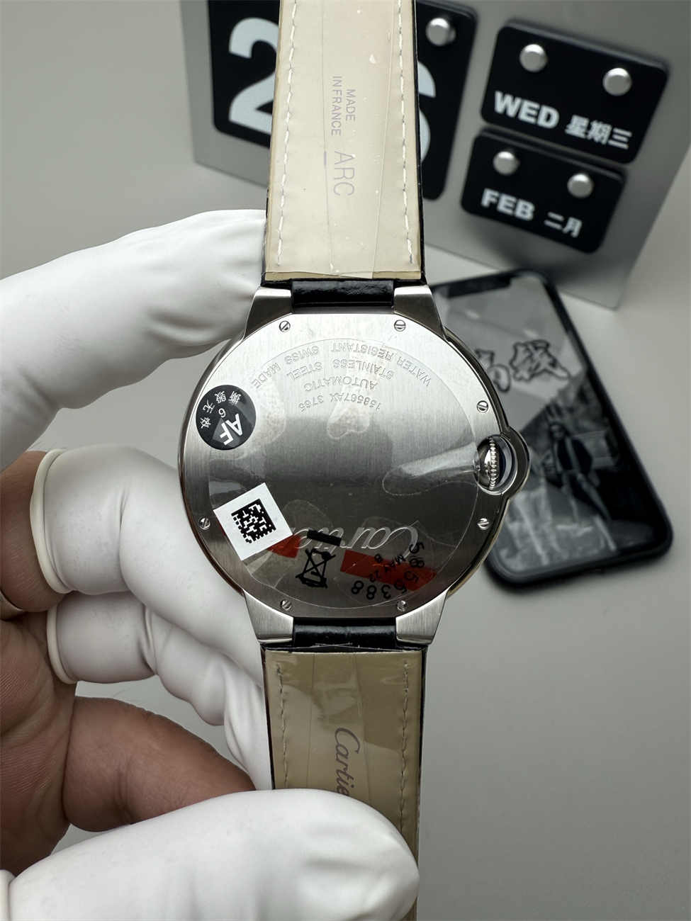 AF Factory Cartier Ballon Bleu 42mm Leather Strap Replica – Automatic Date