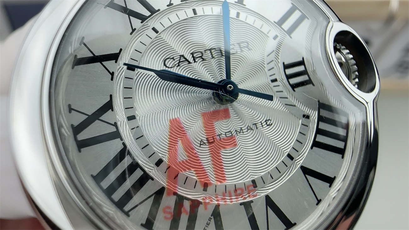 AF Factory Cartier Ballon Bleu Replica – 33mm Quartz with Brown Leather Strap